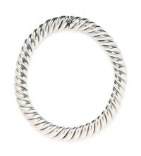 DAVID YURMAN, STERLING SILVER 'PURE FORM CABLE' COLLAR NECKLACE