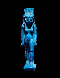 An Egyptian Blue Faience Nehmetawy