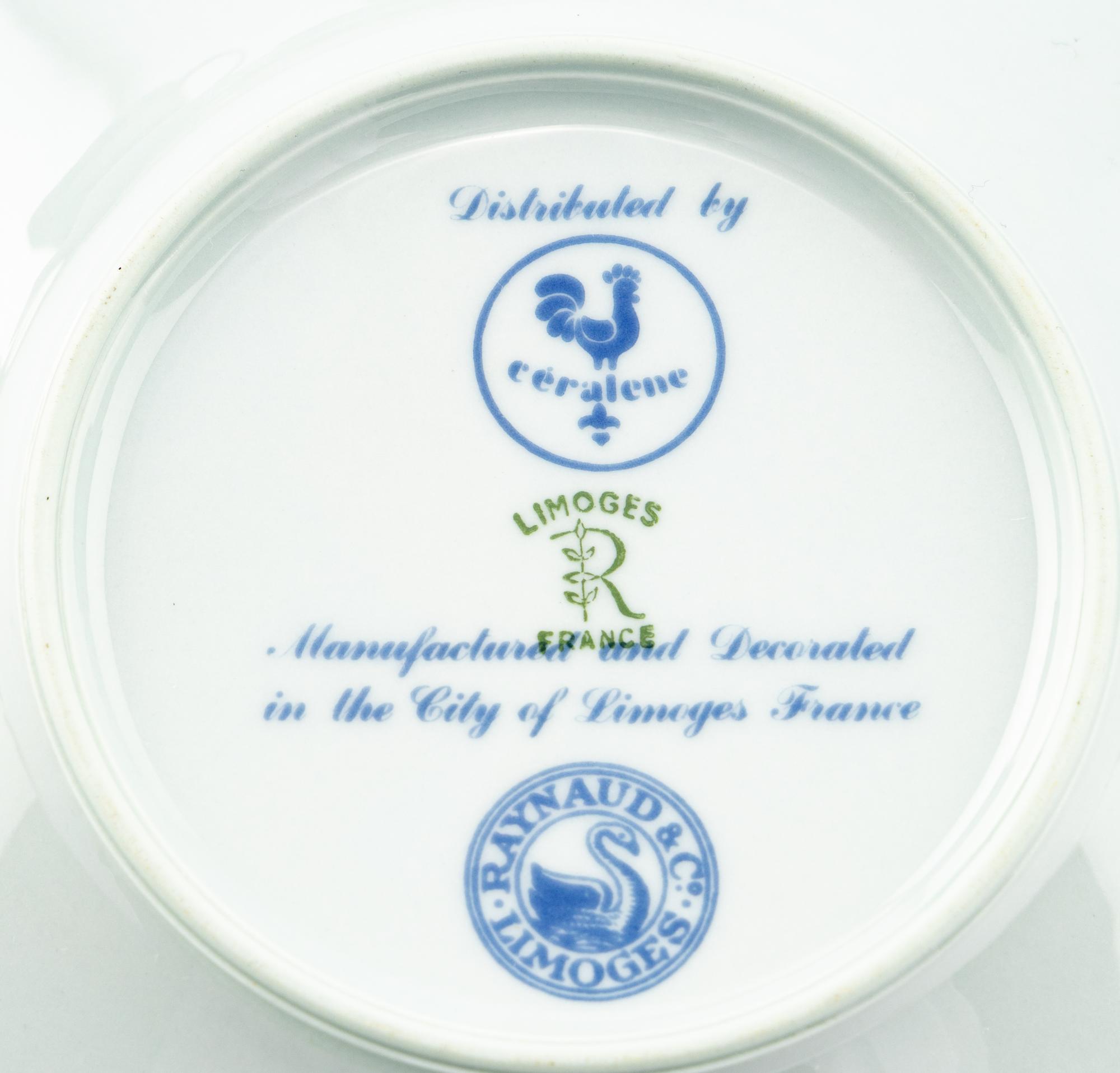 A Raynaud-Limoges Porcelain Coffee Service in the Koutani Pattern