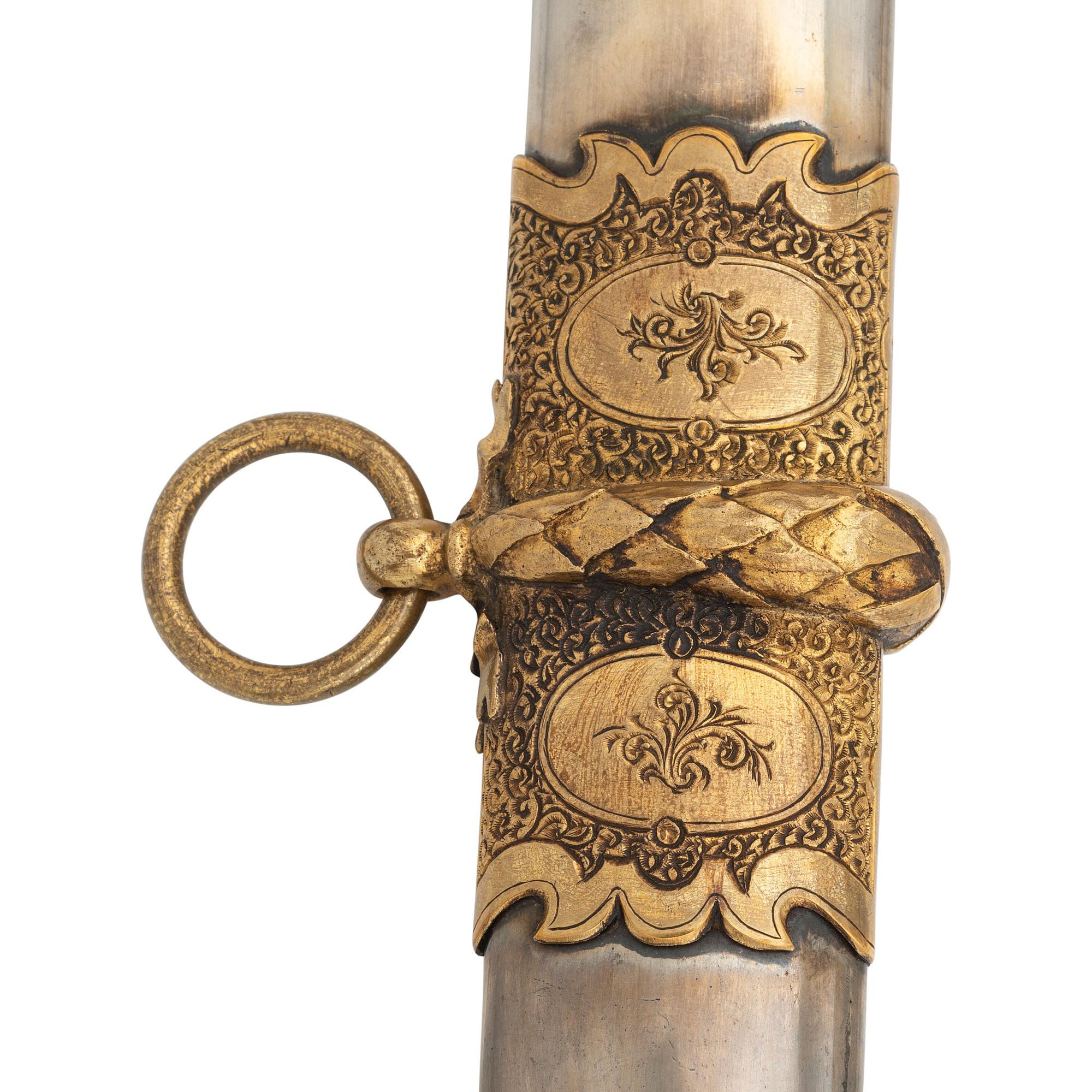 Tiffany British Pattern 1854 Cavalry Officers Presentation Saber of Major (later General) Alfred Duffie - Captured by Mosby