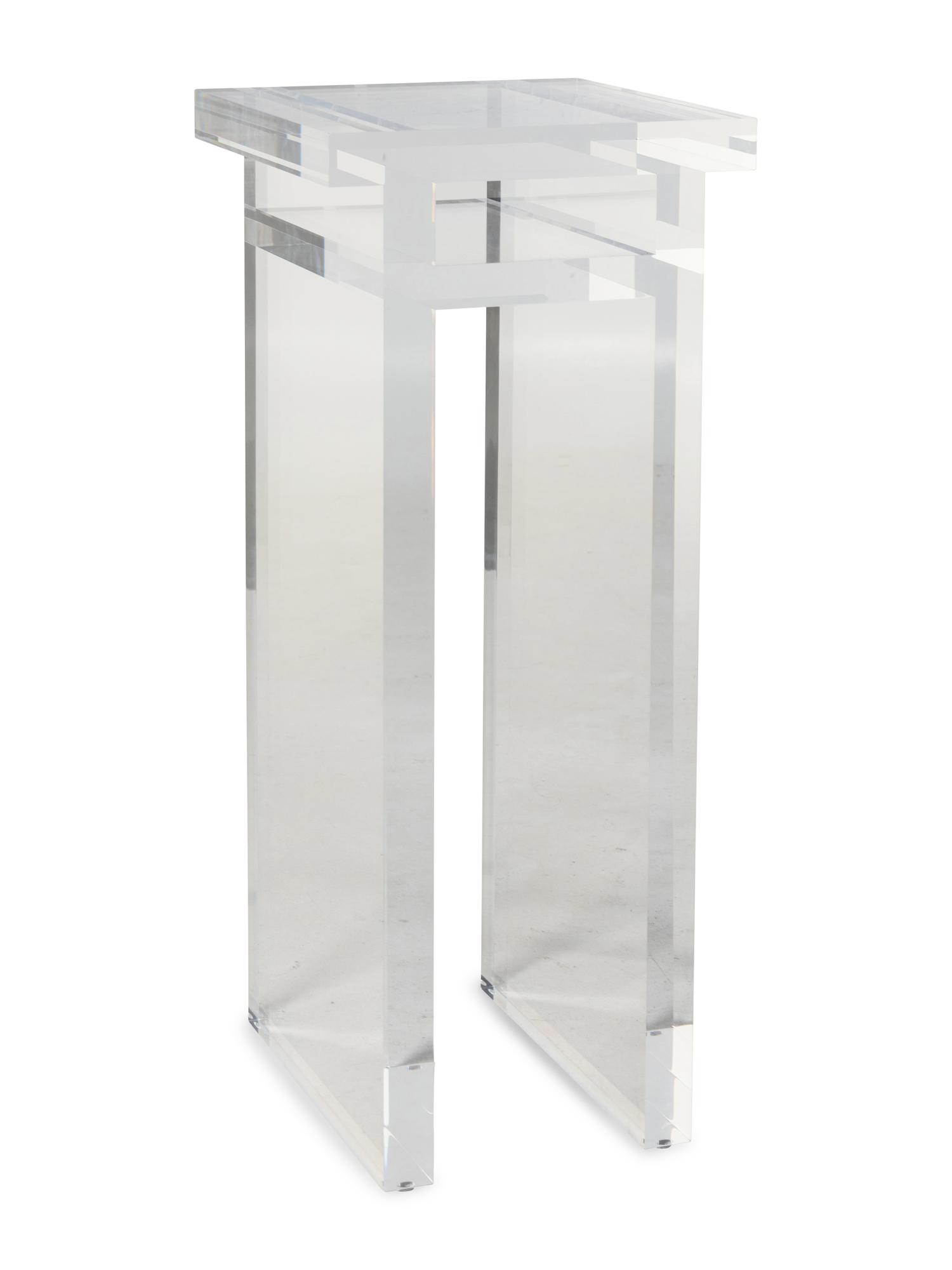 A Pair of Custom Acrylic Pedestals