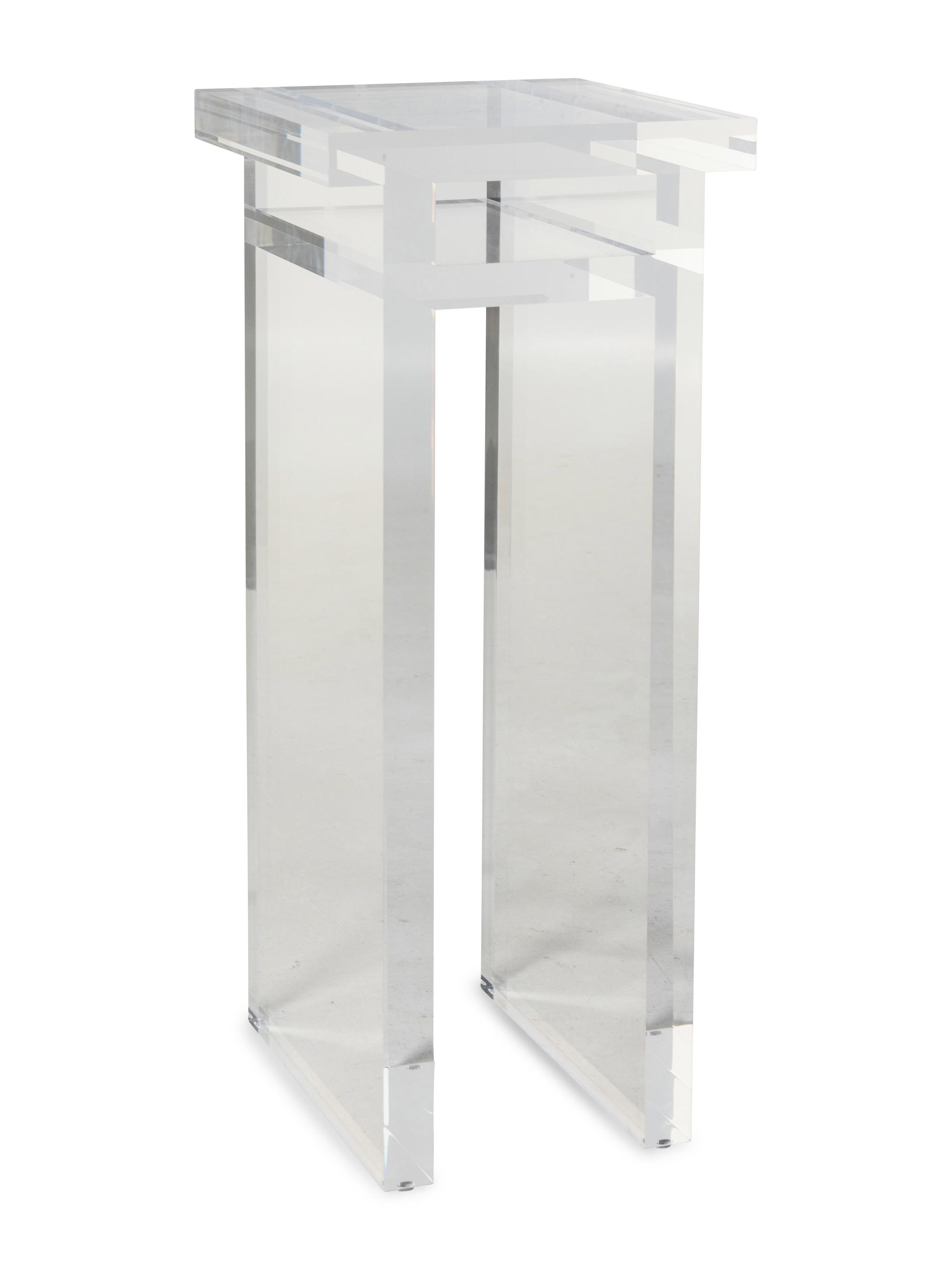 A Pair of Custom Acrylic Pedestals
