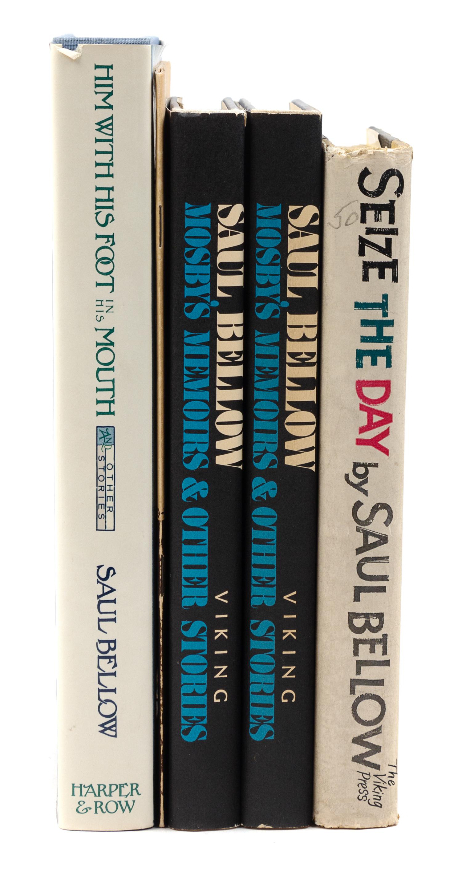 BELLOW, Saul (1915-2005). A group of 4 works. ALL FIRST EDITIONS.