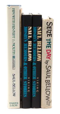BELLOW, Saul (1915-2005). A group of 4 works. ALL FIRST EDITIONS.