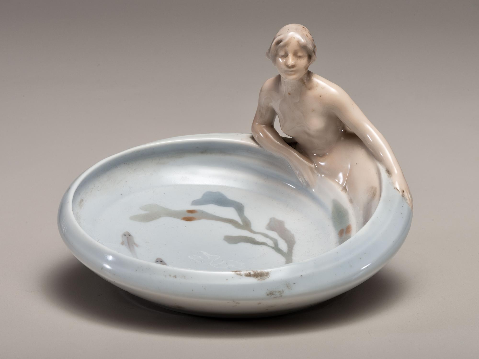 Mermaid Figural Bowl