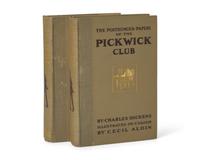 DICKENS, Charles (1812-1870). The Posthumous Papers of the Pickwick Club. London: Chapman & Hall, Ltd./Lawrence & Jellicoe, Ltd., 1910.