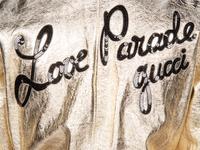 GUCCI, GOLD LEATHER "LOVE PARADE" JACKET