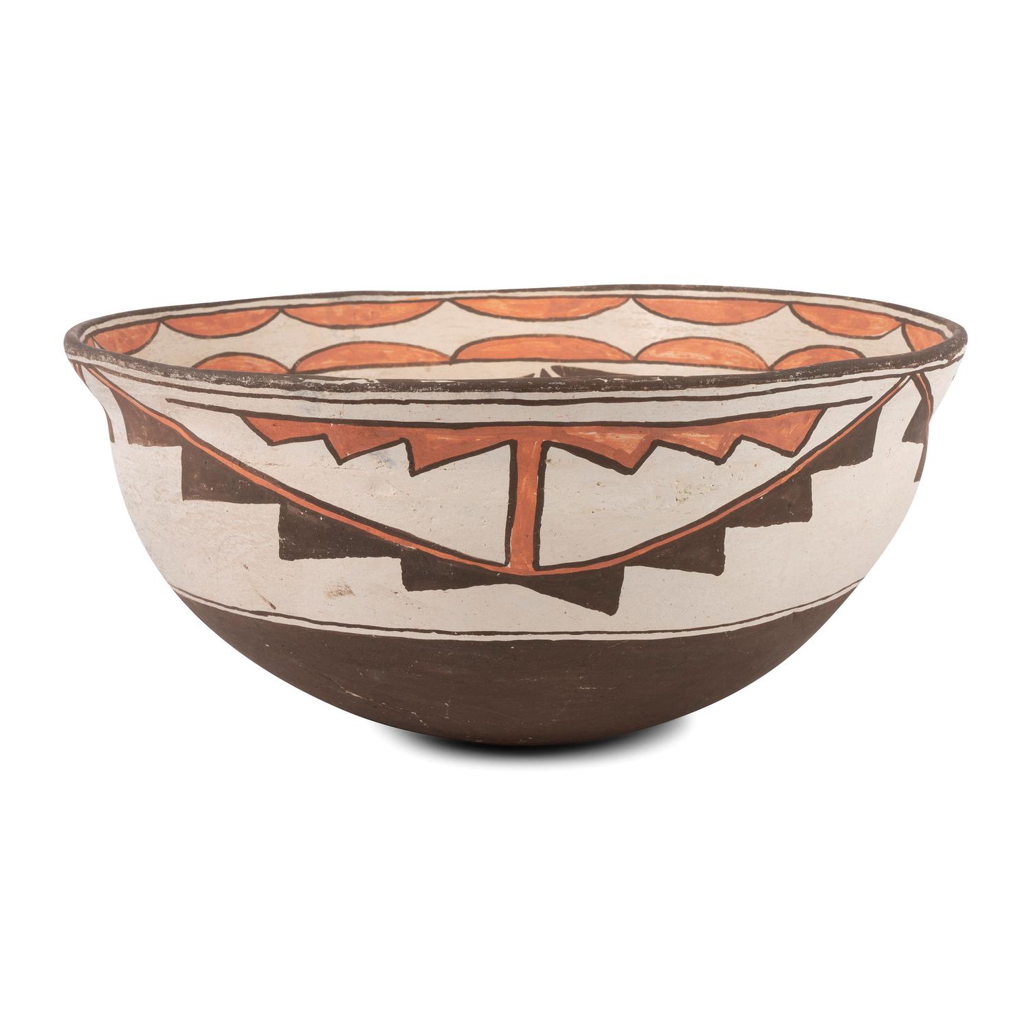 Polychrome Pottery Bowl