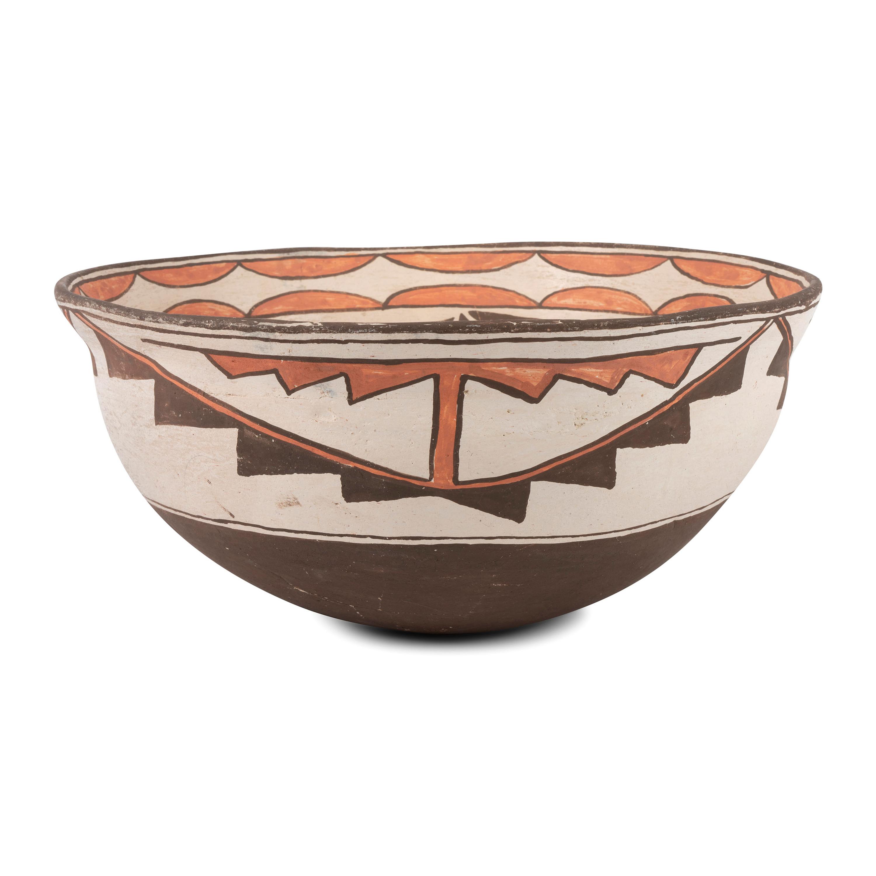 Polychrome Pottery Bowl