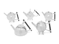 A Group of Silver-Plate Table Articles in the Manner of Christopher Dresser