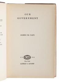 CAIN, James M. (1892-1977). The Moth . New York: Alfred A. Knopf, 1948.