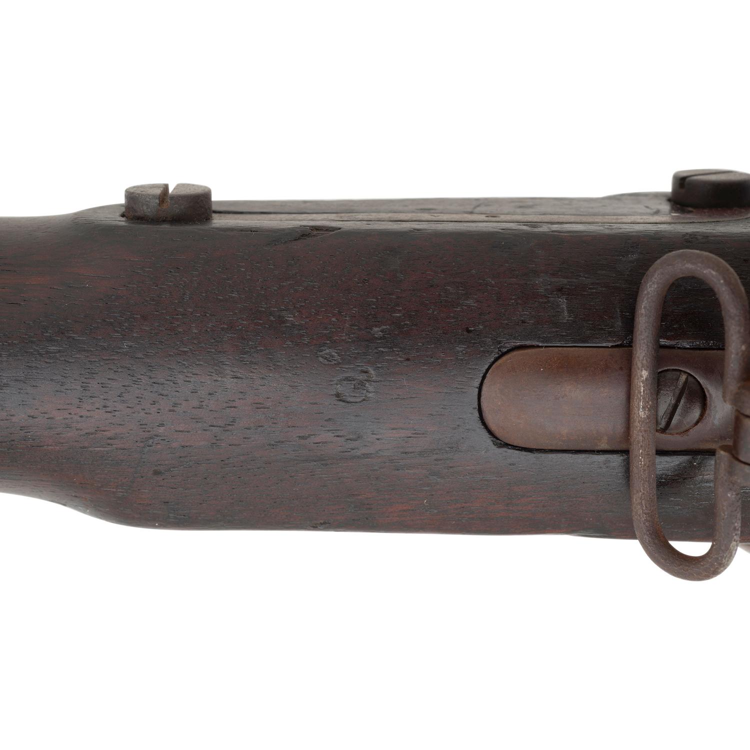 Confederate Arsenal "C&R" Rebuilt Rifled & Sighted US Model 1842 Musket by Springfield Marked "Q"