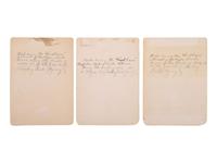 [SCOTT, George W. (1854-1910), photographer]. A group of 3 cabinet cards of Sioux Indians, incl. Chief Gall and Long Dog.