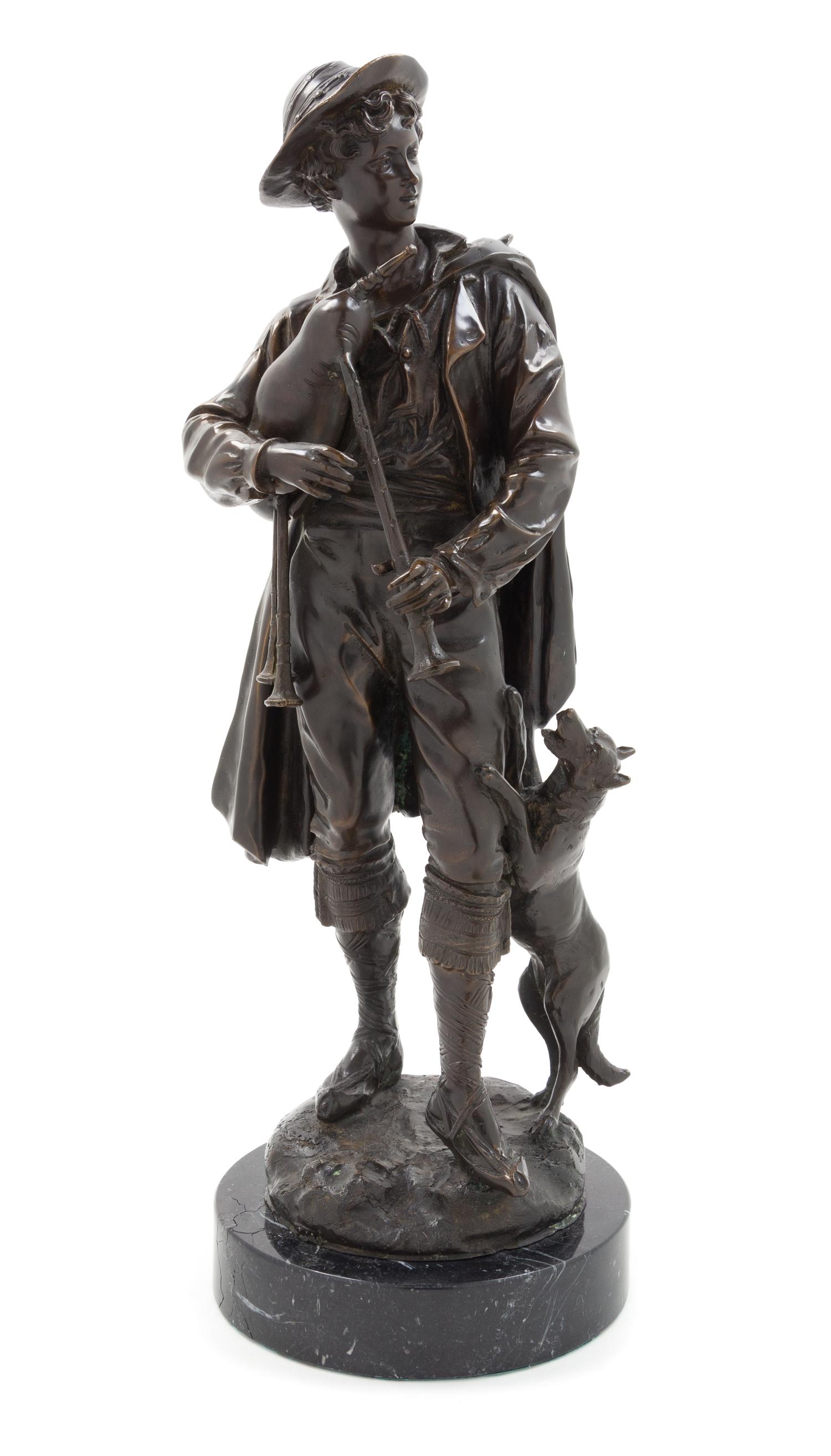 A. de Luca, (20th Century), Bagpipe Player