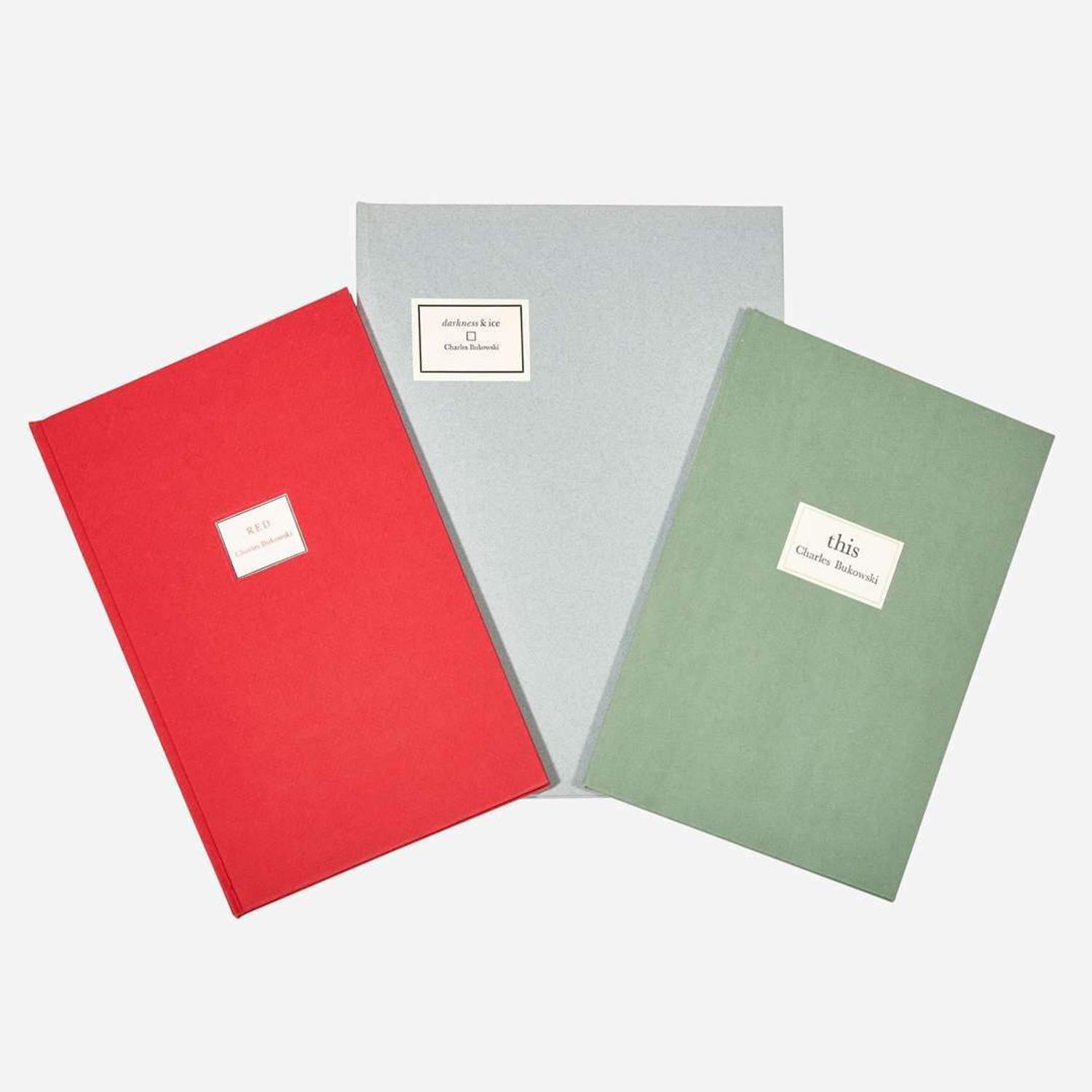 [Counter-Culture] Bukowski, Charles Group of 3 Titles from the Burn Again Press