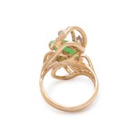 JADE AND DIAMOND RING
