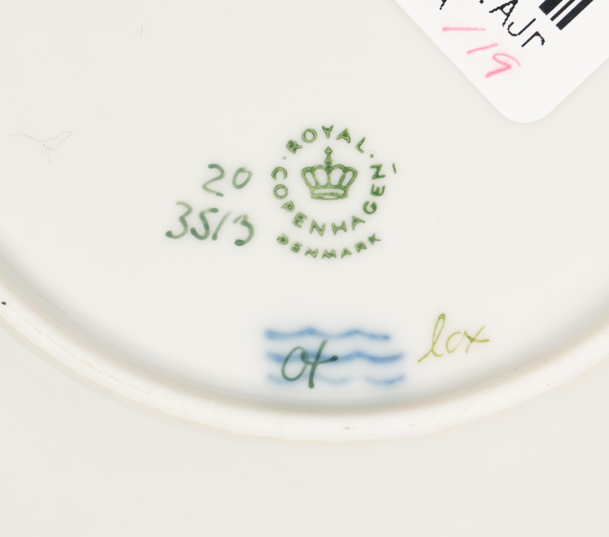 A Royal Copenhagen Flora Danica Porcelain Coffee and Tea Service