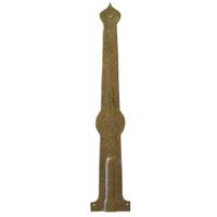 A Bronze Strap Hinge on Custom Stand 8" W x .5" D x 40" H — United States, 19th Century