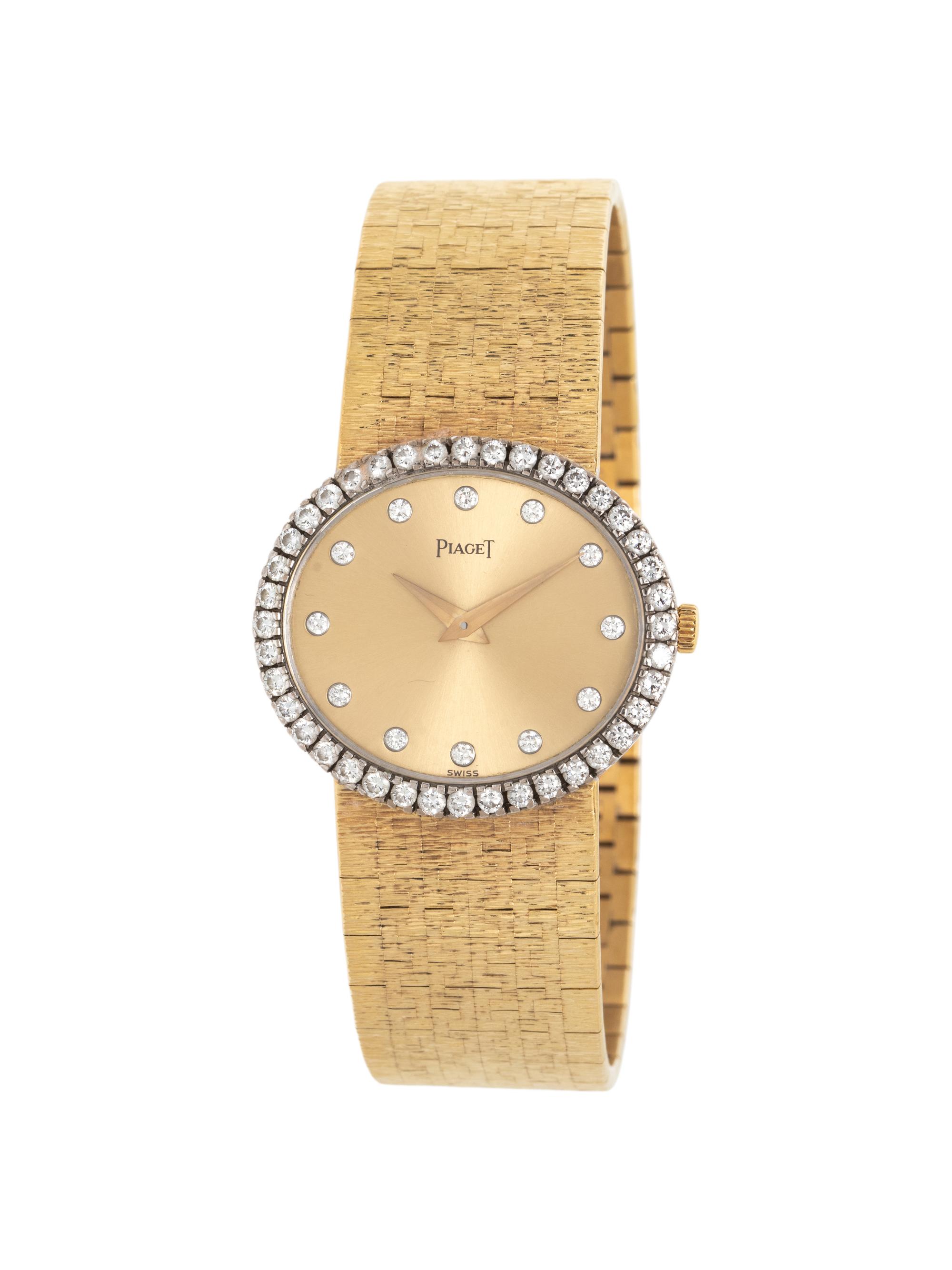 PIAGET, YELLOW GOLD AND DIAMOND WATCH