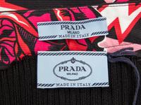 PRADA, KNIT BANDEAU & PRINTED SKIRT