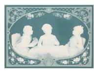 Five Mettlach Pate-sur-pate Phanolith Plaques