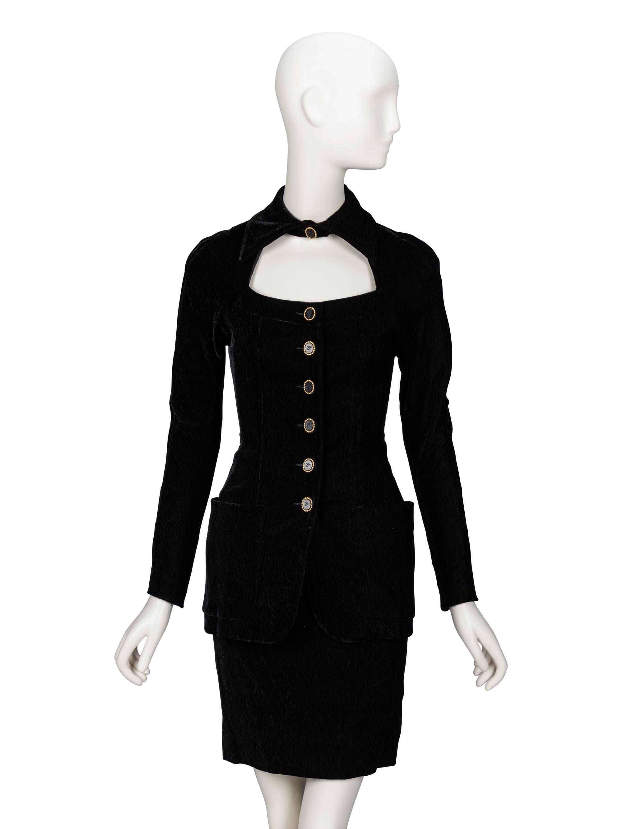 Karl Lagerfeld & Valentino, Two Ensembles & Two Tops