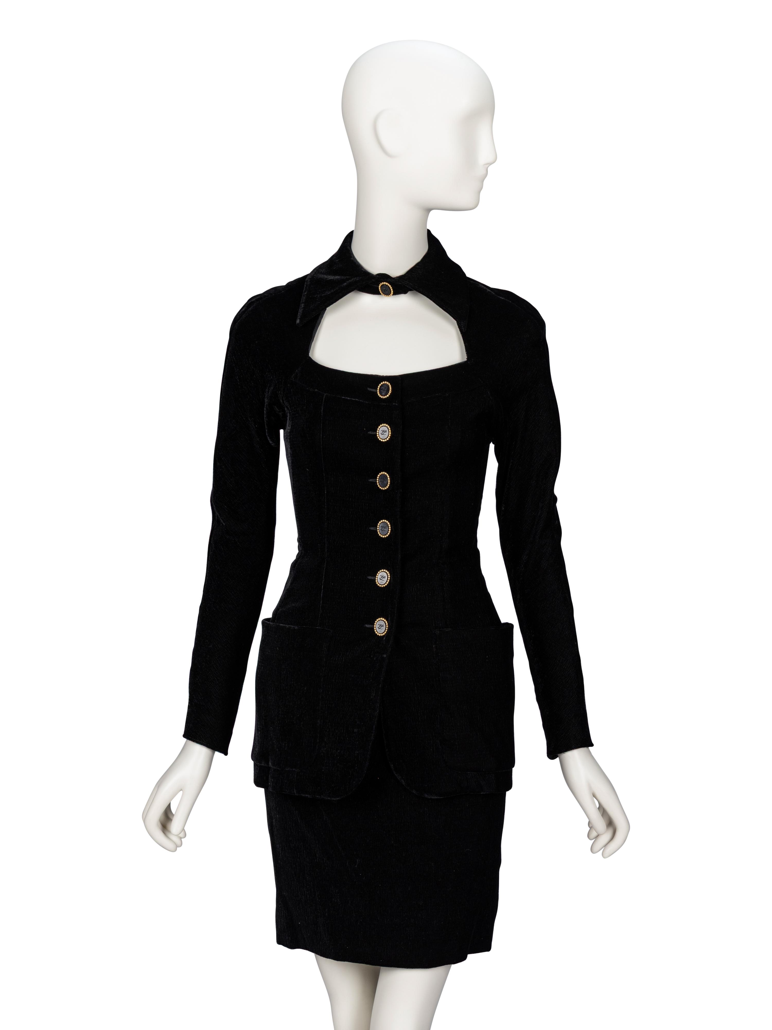 Karl Lagerfeld & Valentino, Two Ensembles & Two Tops