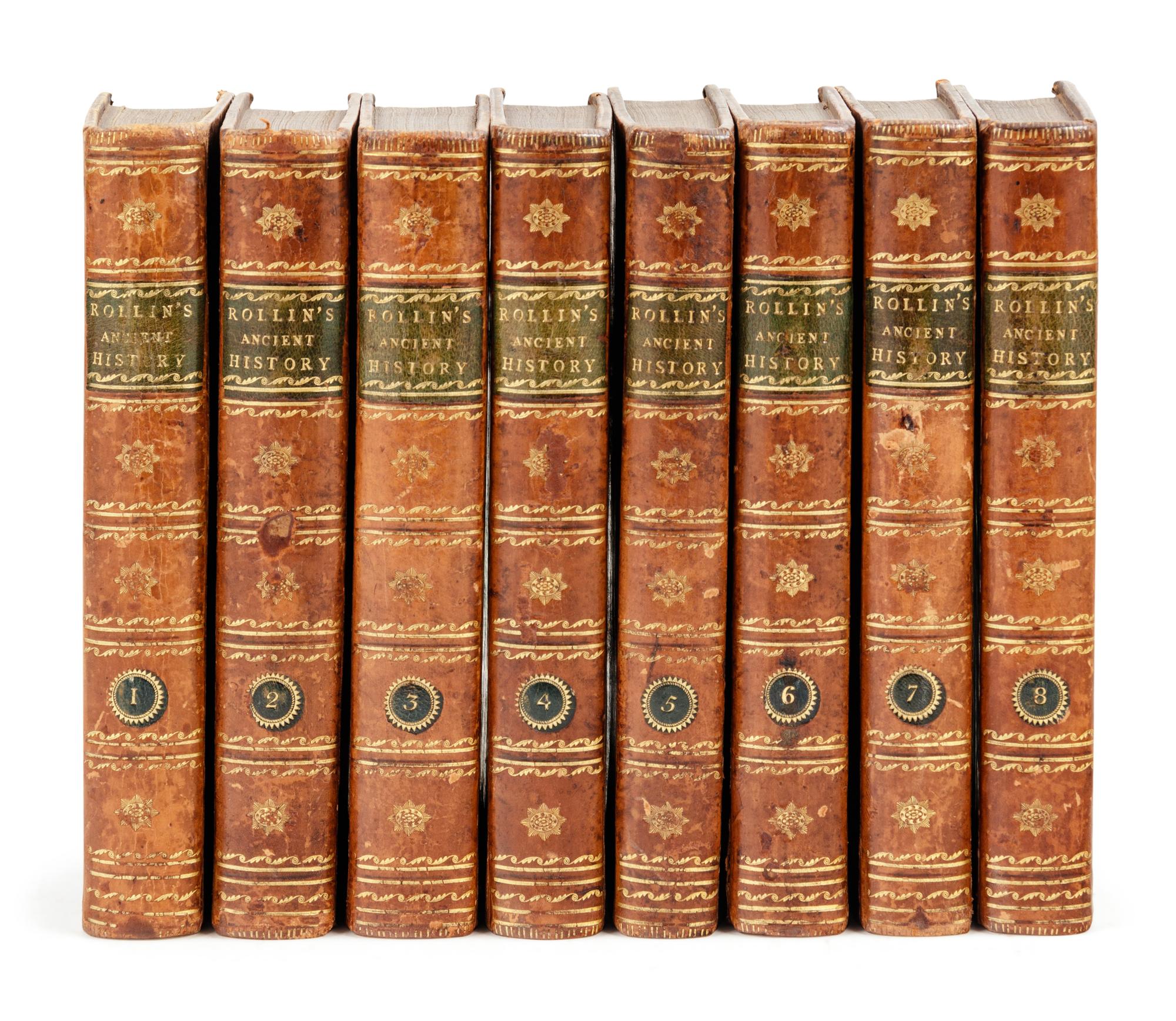 ROLLIN, Charles. The Ancient History of the Egyptians, Carthaginians, Assyrians, Babylonians, Medes and Persians, Macedonians, and Grecians . London: for G. G. and J. Robinson and others, 1800.