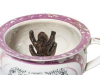 Two Sunderland Luster Chamber Pots