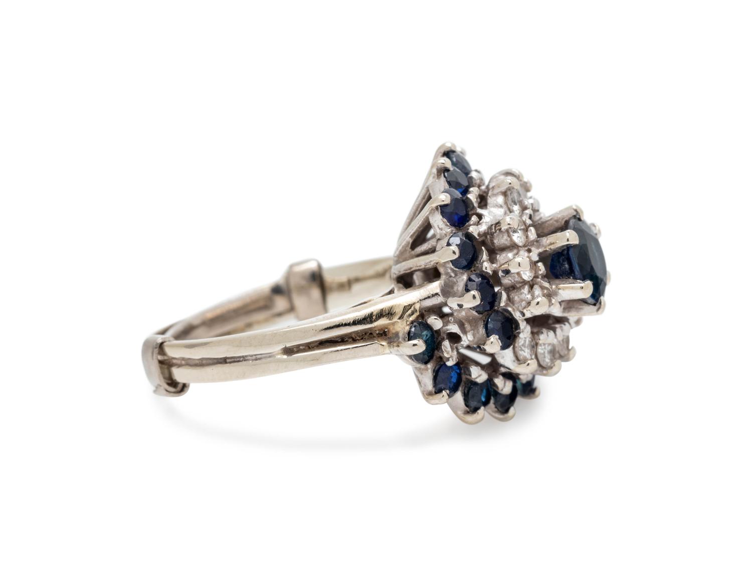 SAPPHIRE AND DIAMOND RING