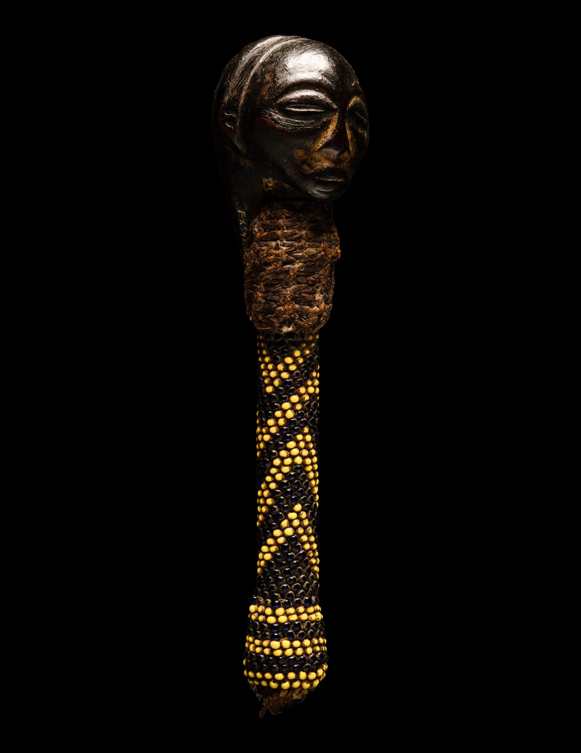 A Kalange Beaded Handle