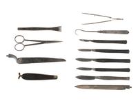 [SCIENCE & MEDICINE]. George Tiemann & Co. post-mortem surgical kit, ca 1850s-1860s.