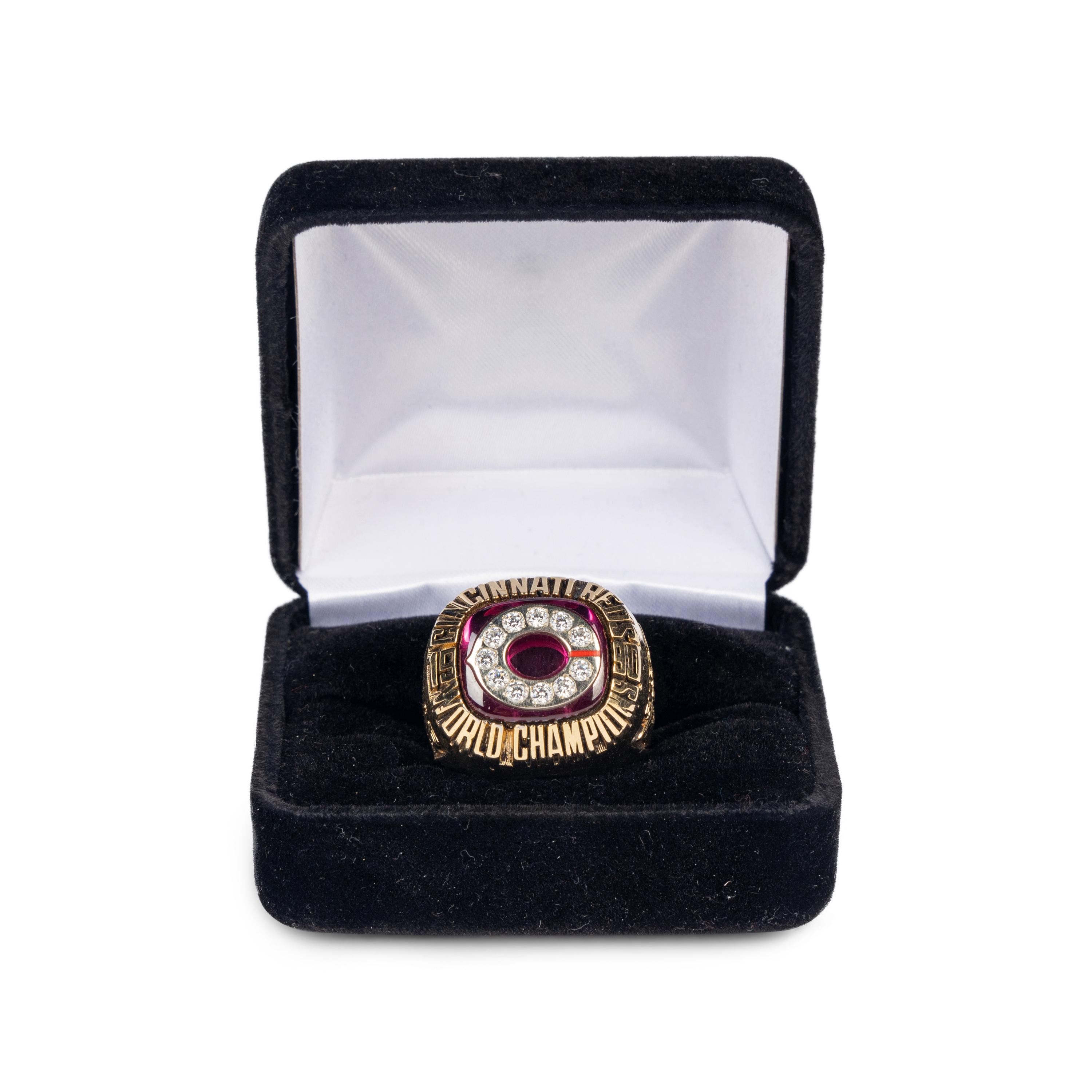 A 1990 Cincinnati Reds World Championship Salesman's Sample Ring,