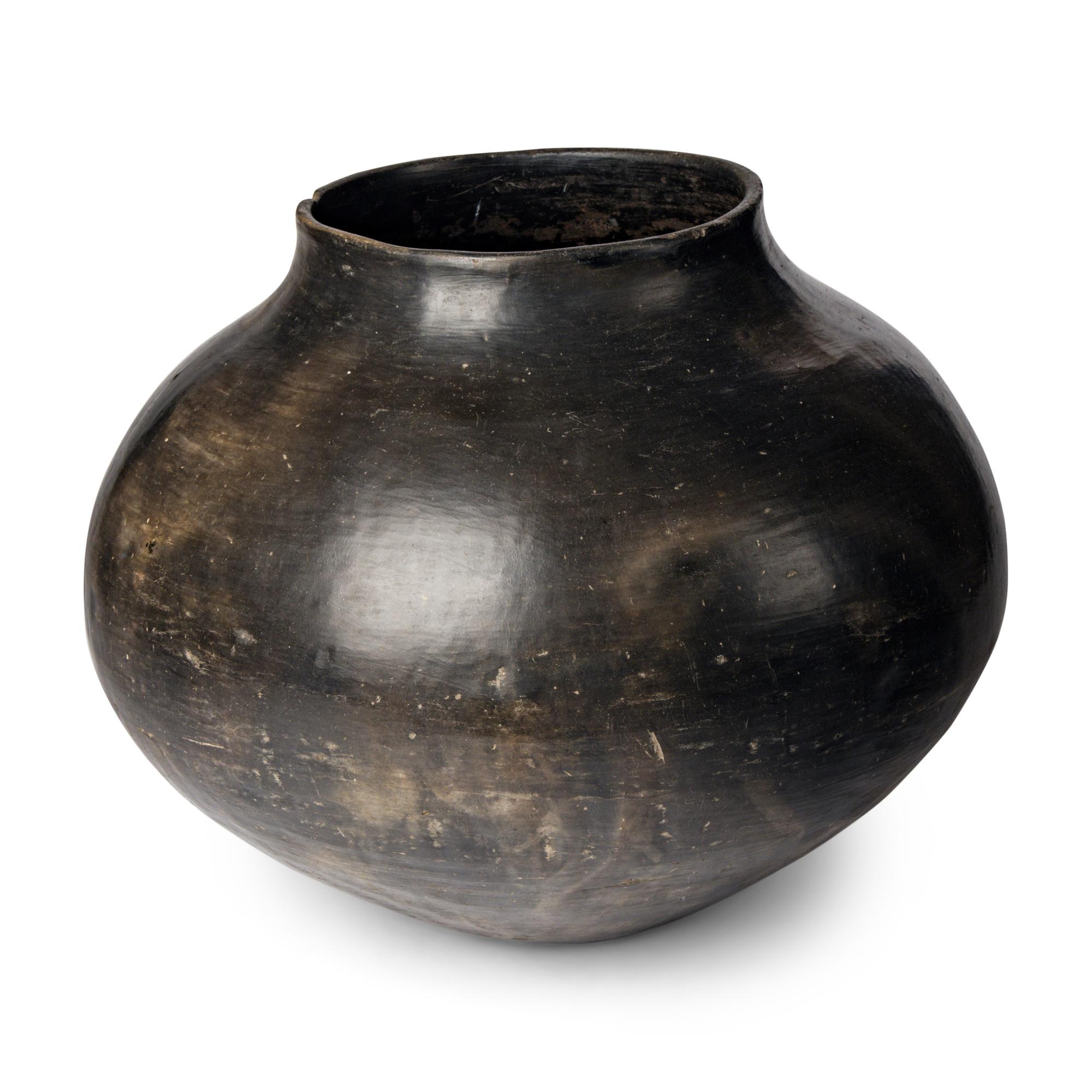 Santa Clara Pottery Storage Olla