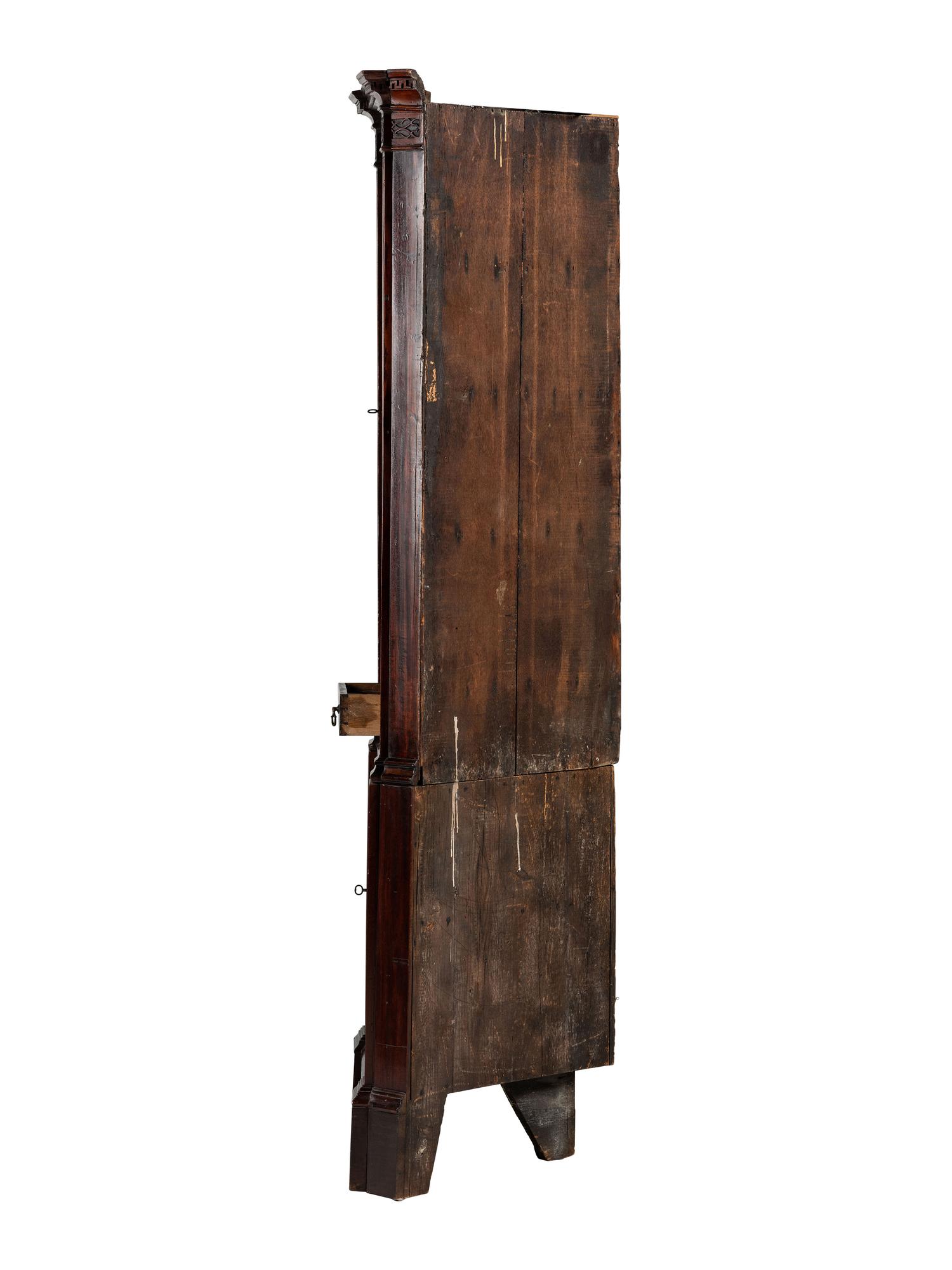 A George III Style Mahogany Corner Cabinet