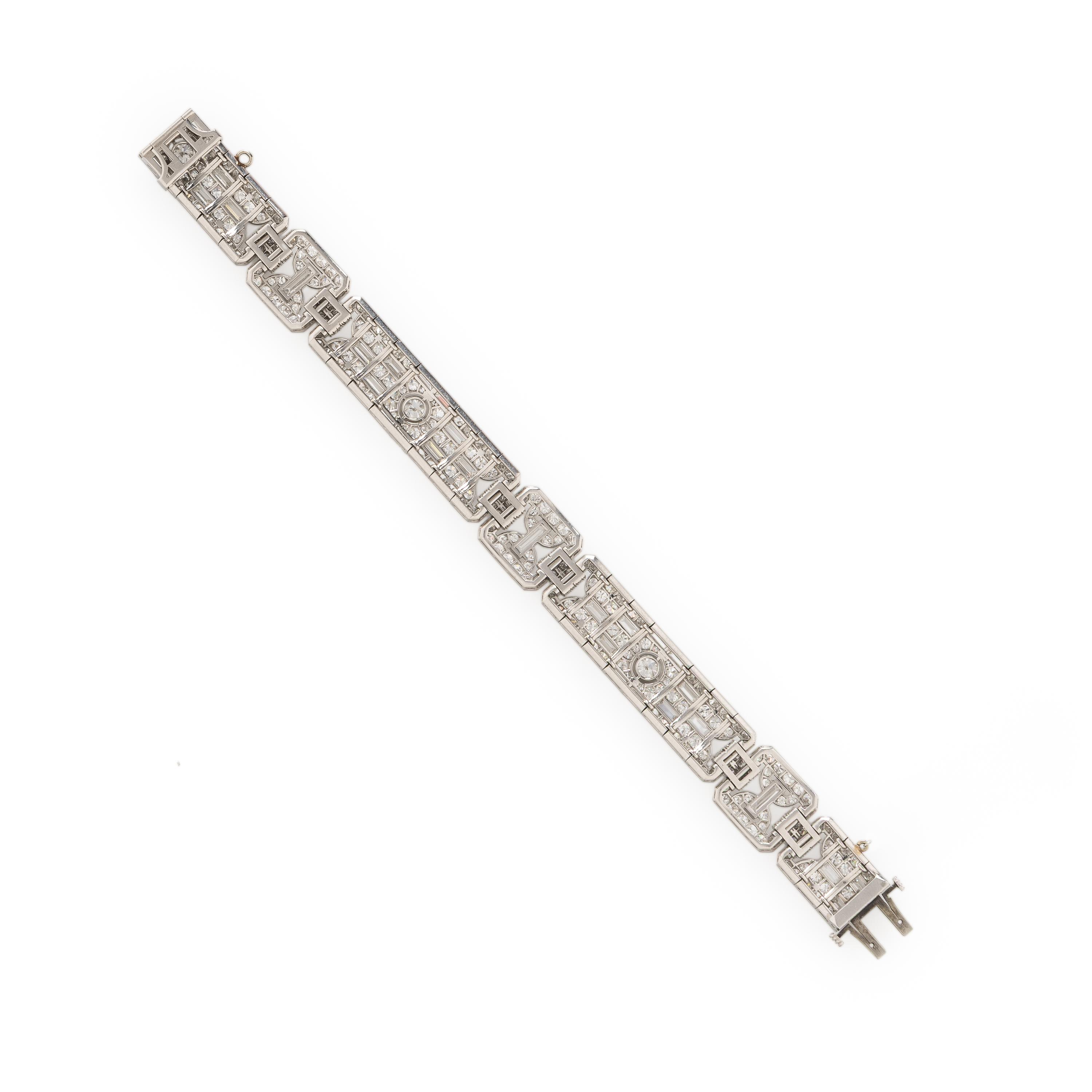 Art Deco, Diamond and Platinum Bracelet
