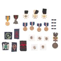 [Militaria] Large assortment of medals and related items from the Spanish American War, World Wars I and II.