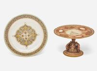 A Royal Worcester Chicago Exhibition Compote, UK, 1880s