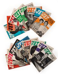 [CIVIL RIGHTS]. Jet . 250 issues (incomplete run). Chicago, IL: Johnson Publishing Co., 1952-1970.