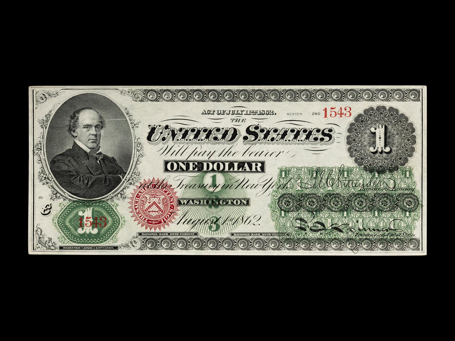 A Series 1862 $1 Legal Tender [Fr. 16]
