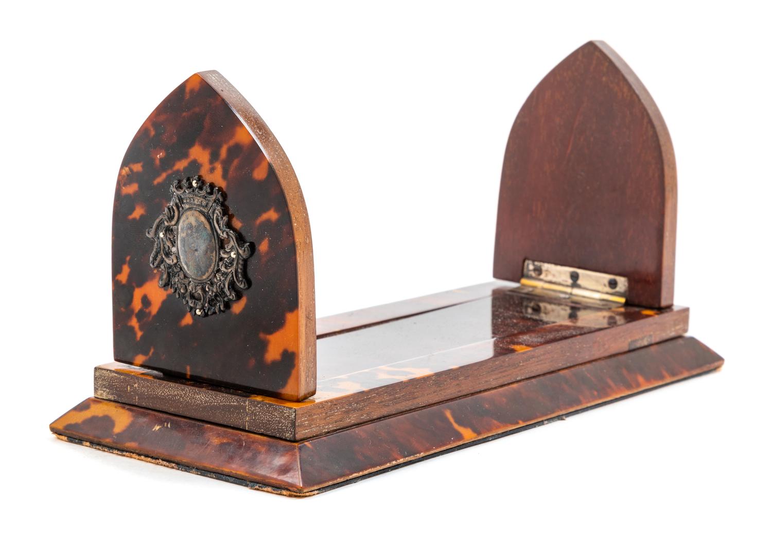 A Victorian Faux Tortoise Shell Book Slide