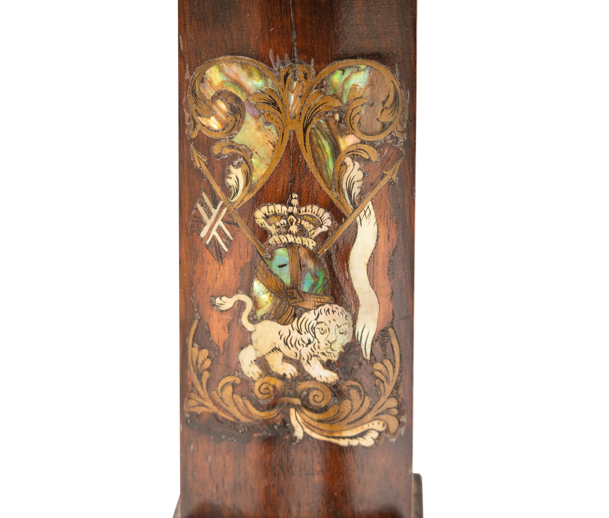An English Mahogany Stick Barometer