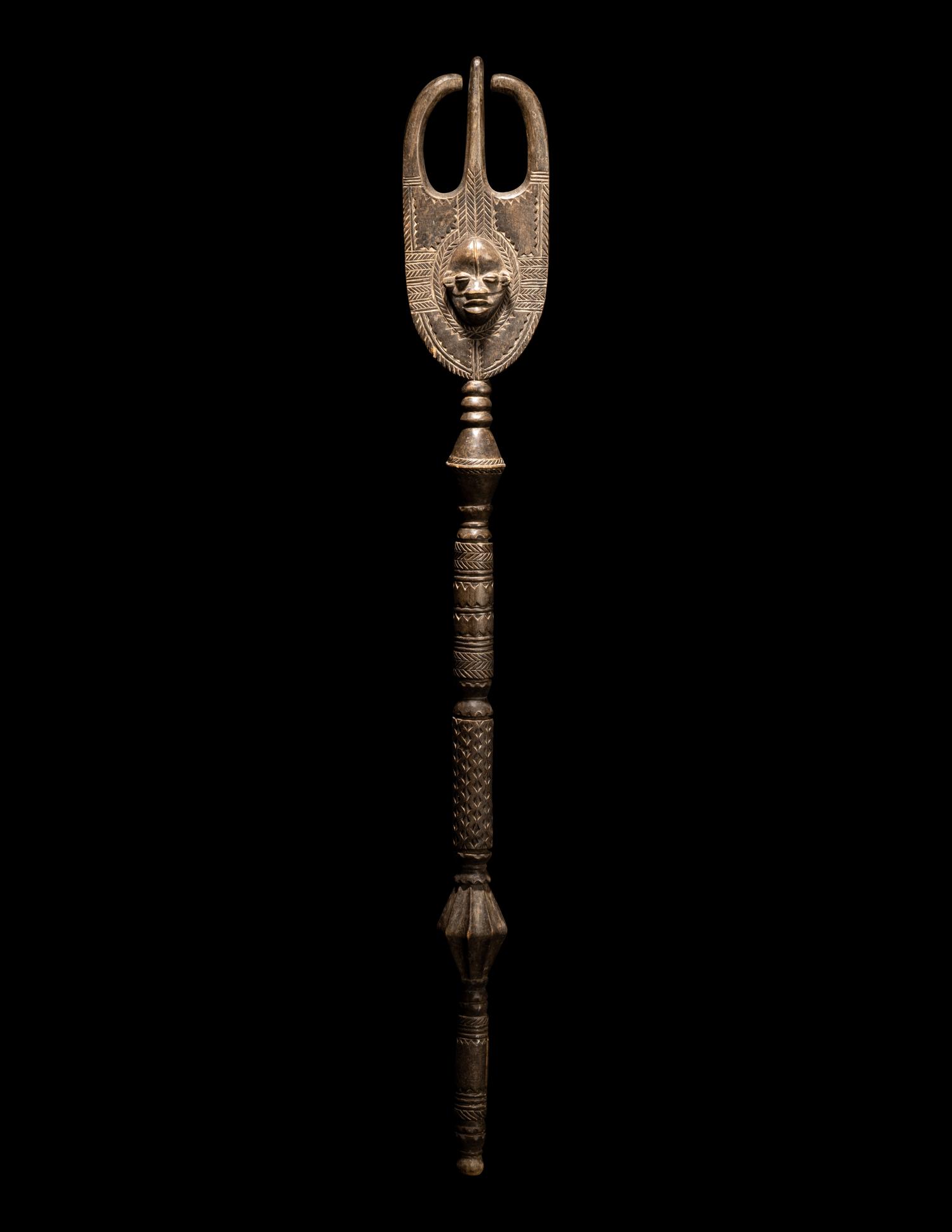 A Dan Walking Stick or Staff