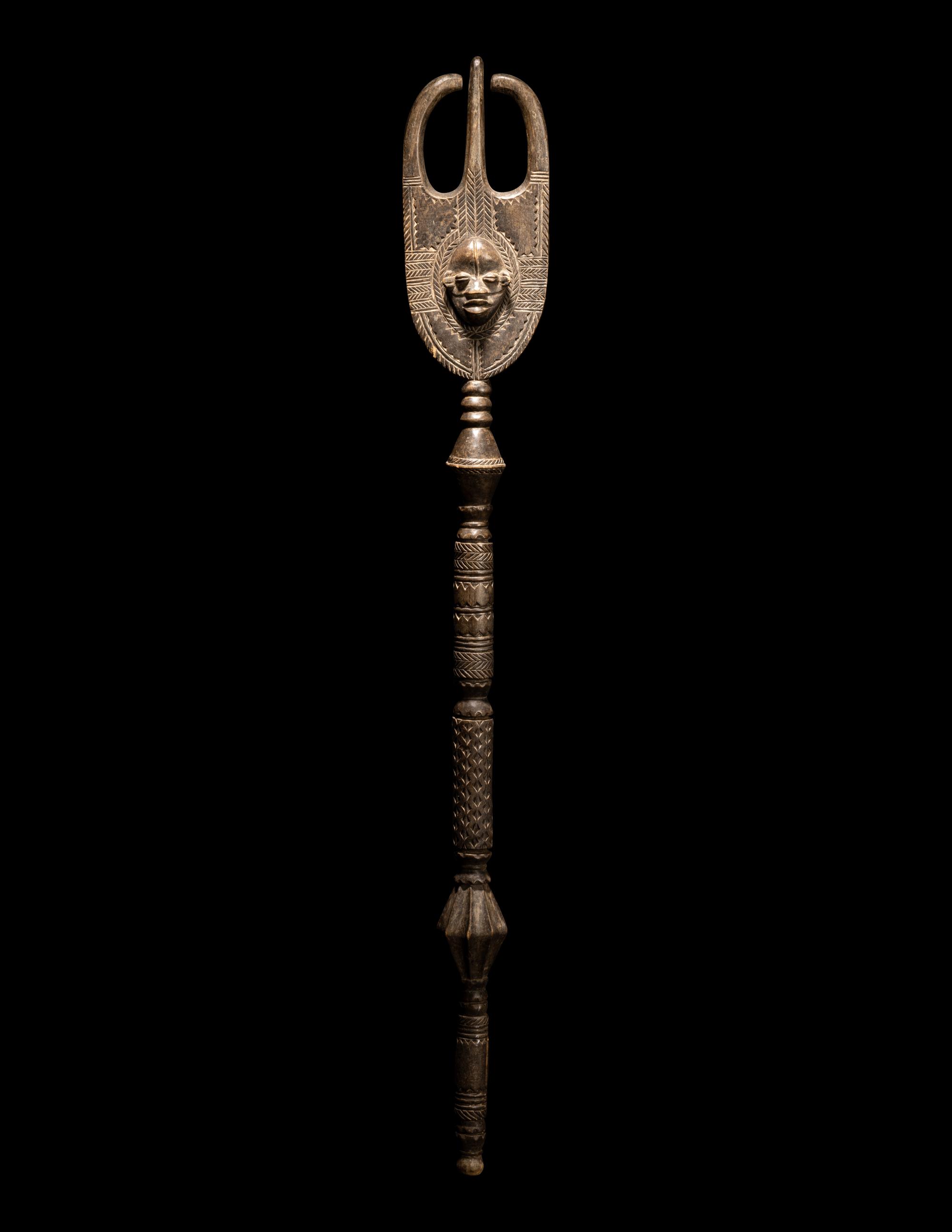 A Dan Walking Stick or Staff