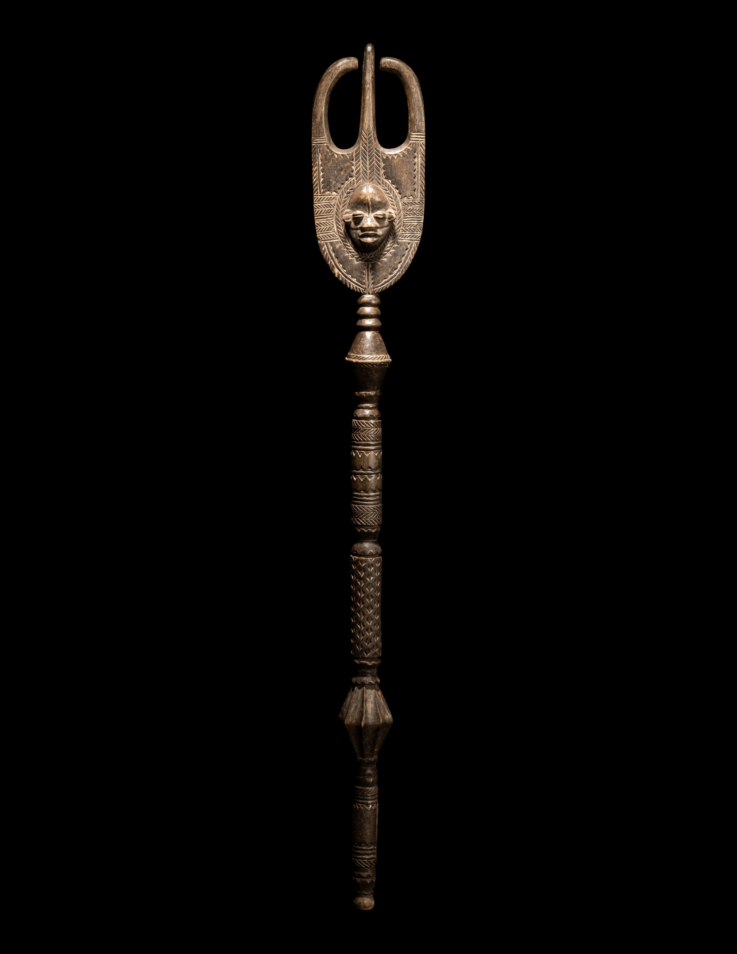 A Dan Walking Stick or Staff