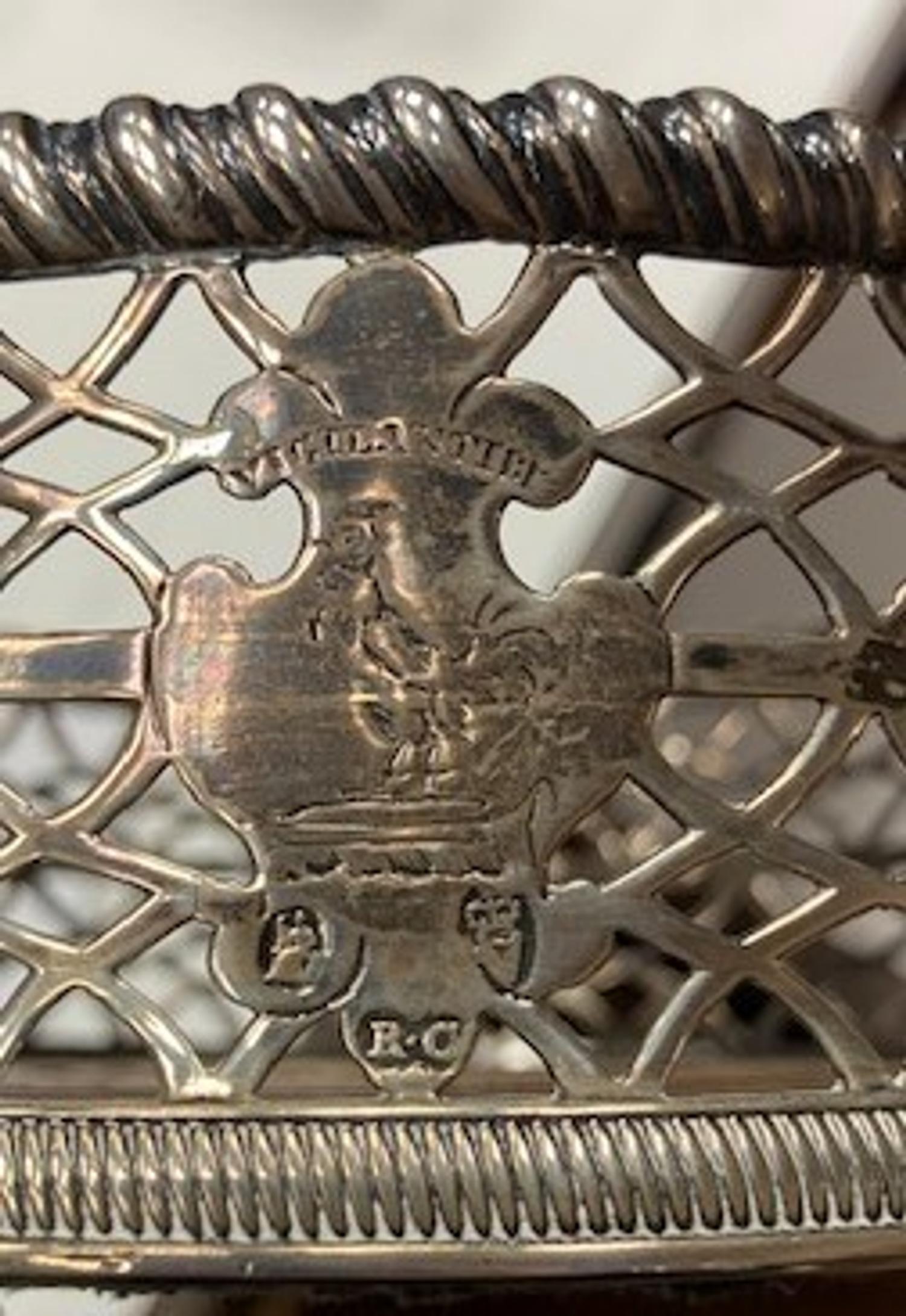 Three George II Irish Silver Wine Coasters