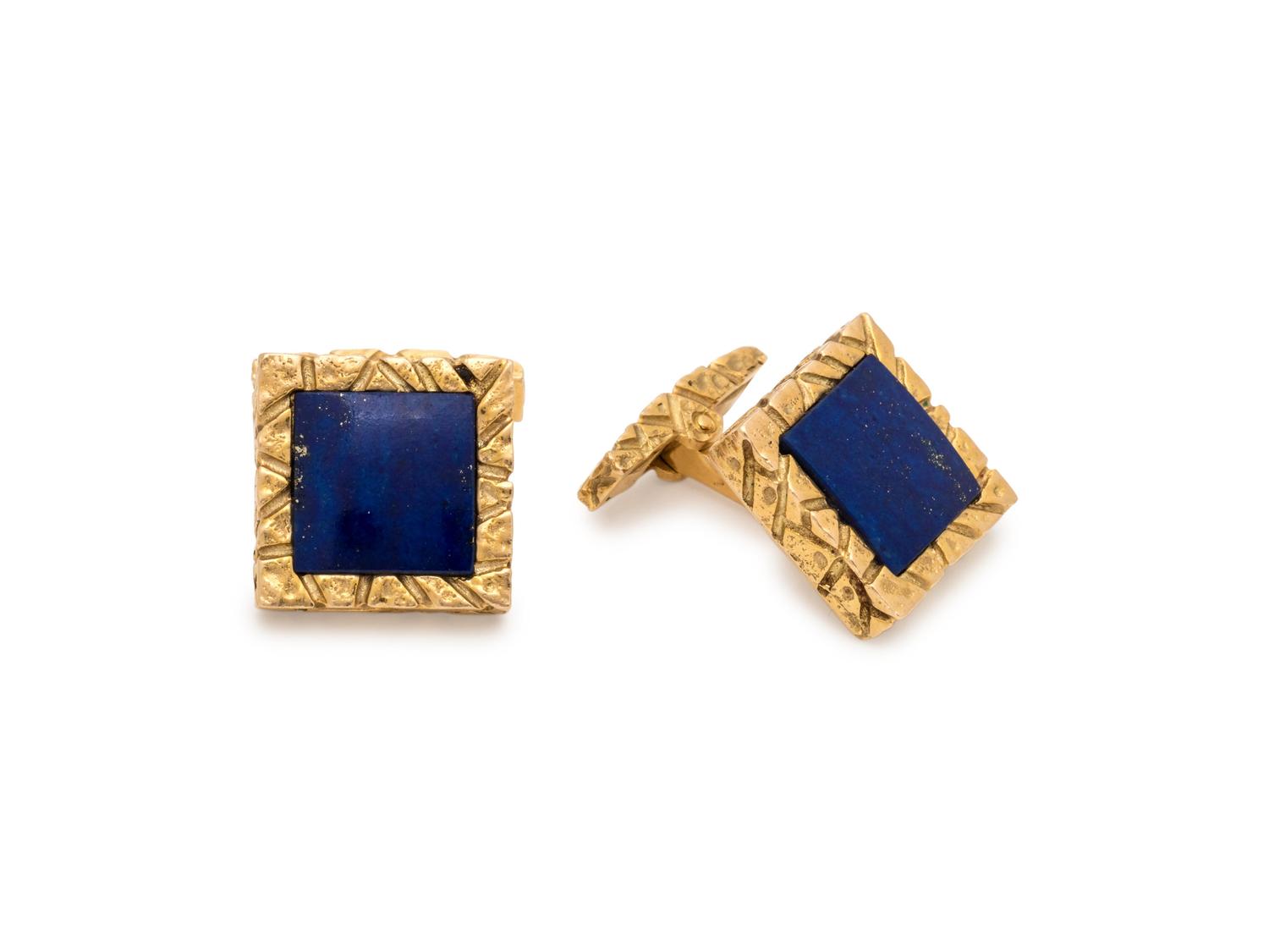 LAPIS LAZULI CUFFLINKS