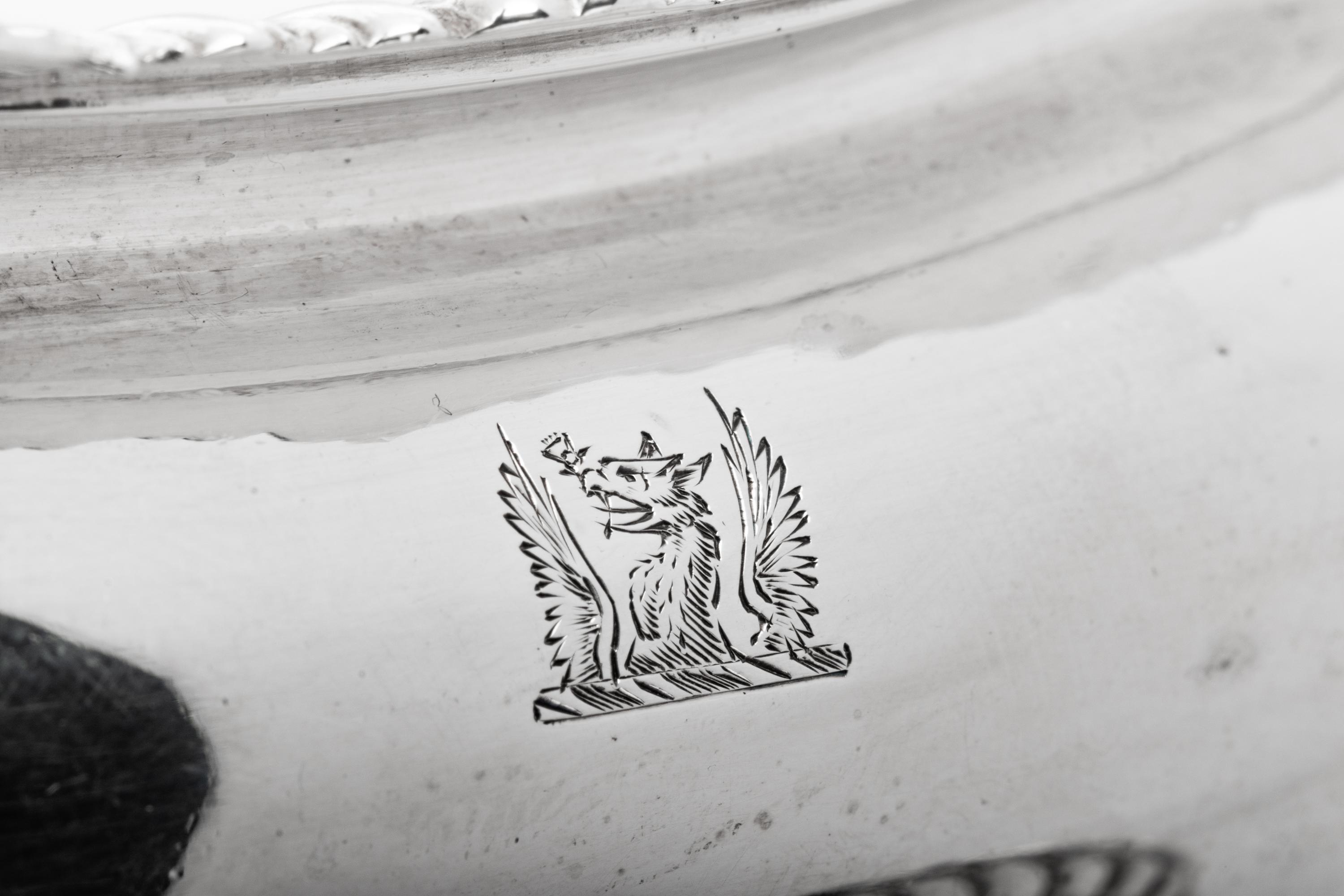 A Set of Six George IV Silver Salt Cellars