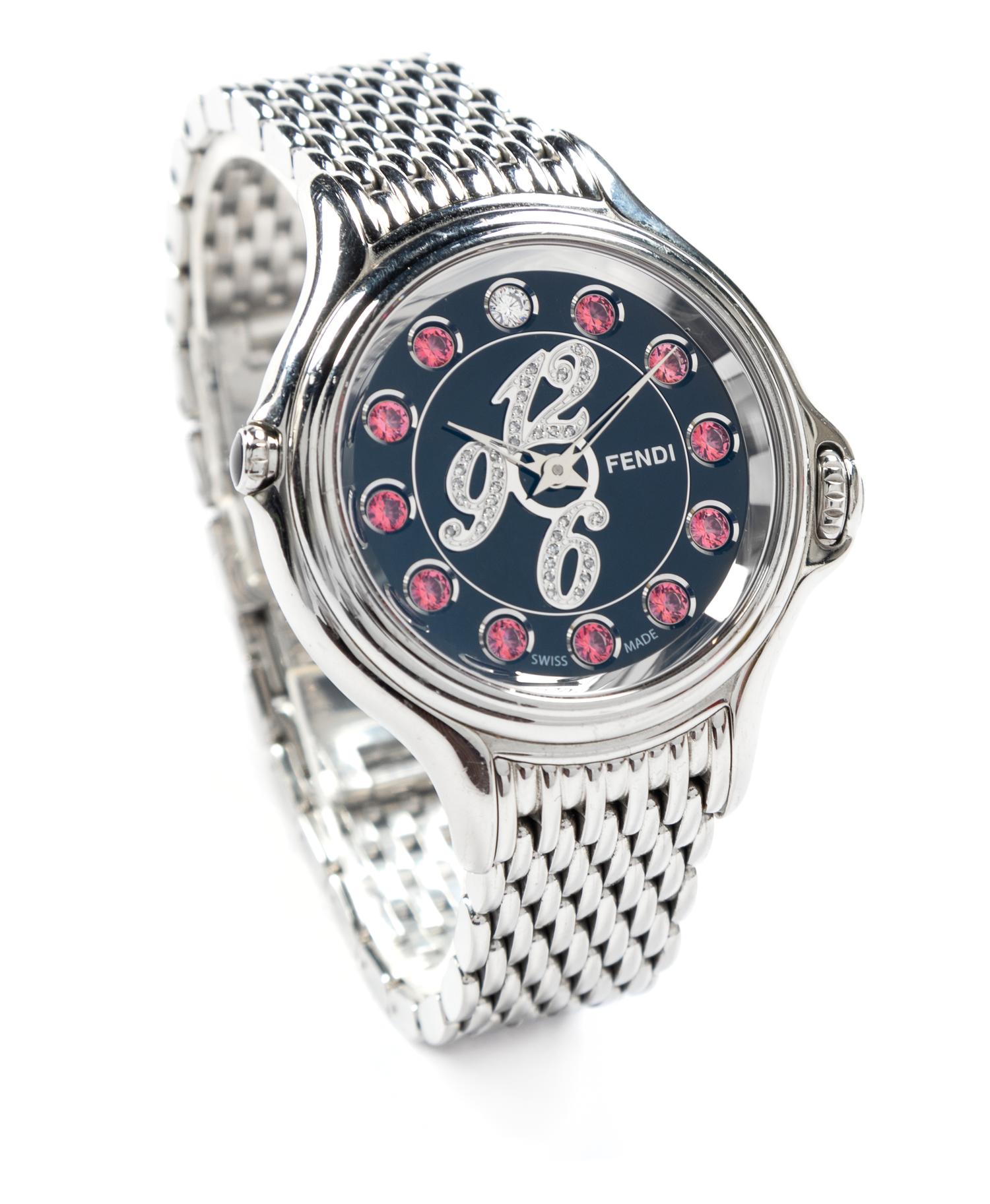 Fendi Stainless Steel Crazy Carats Watch