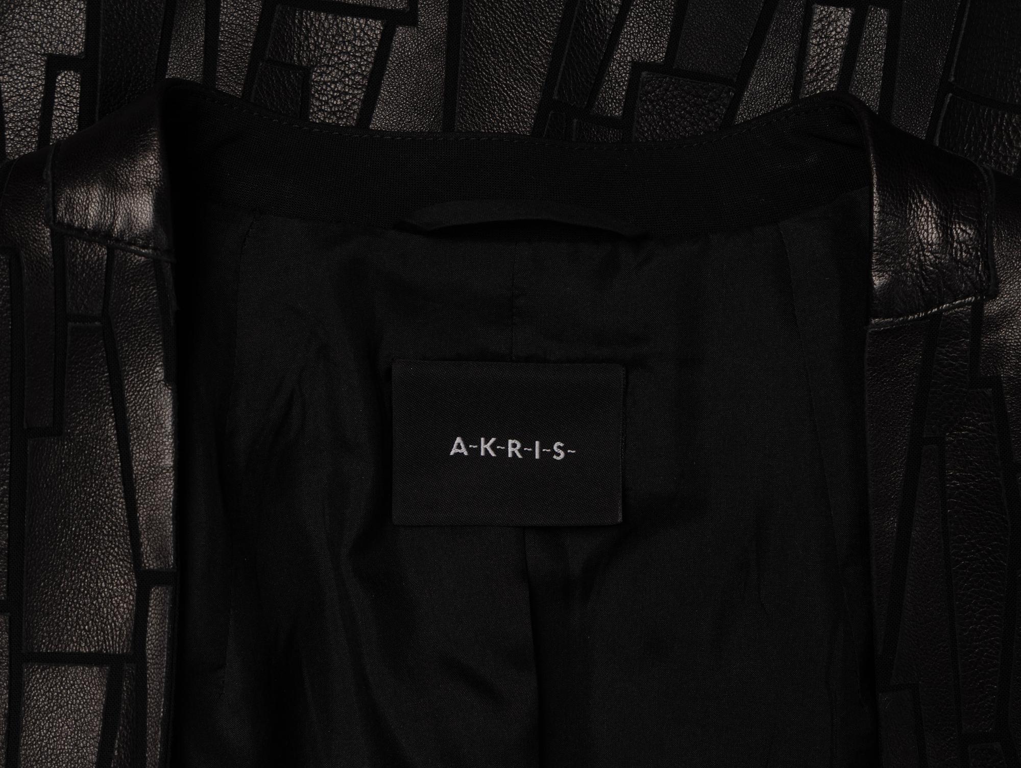 Akris, Bonded Patchwork Leather Jacket